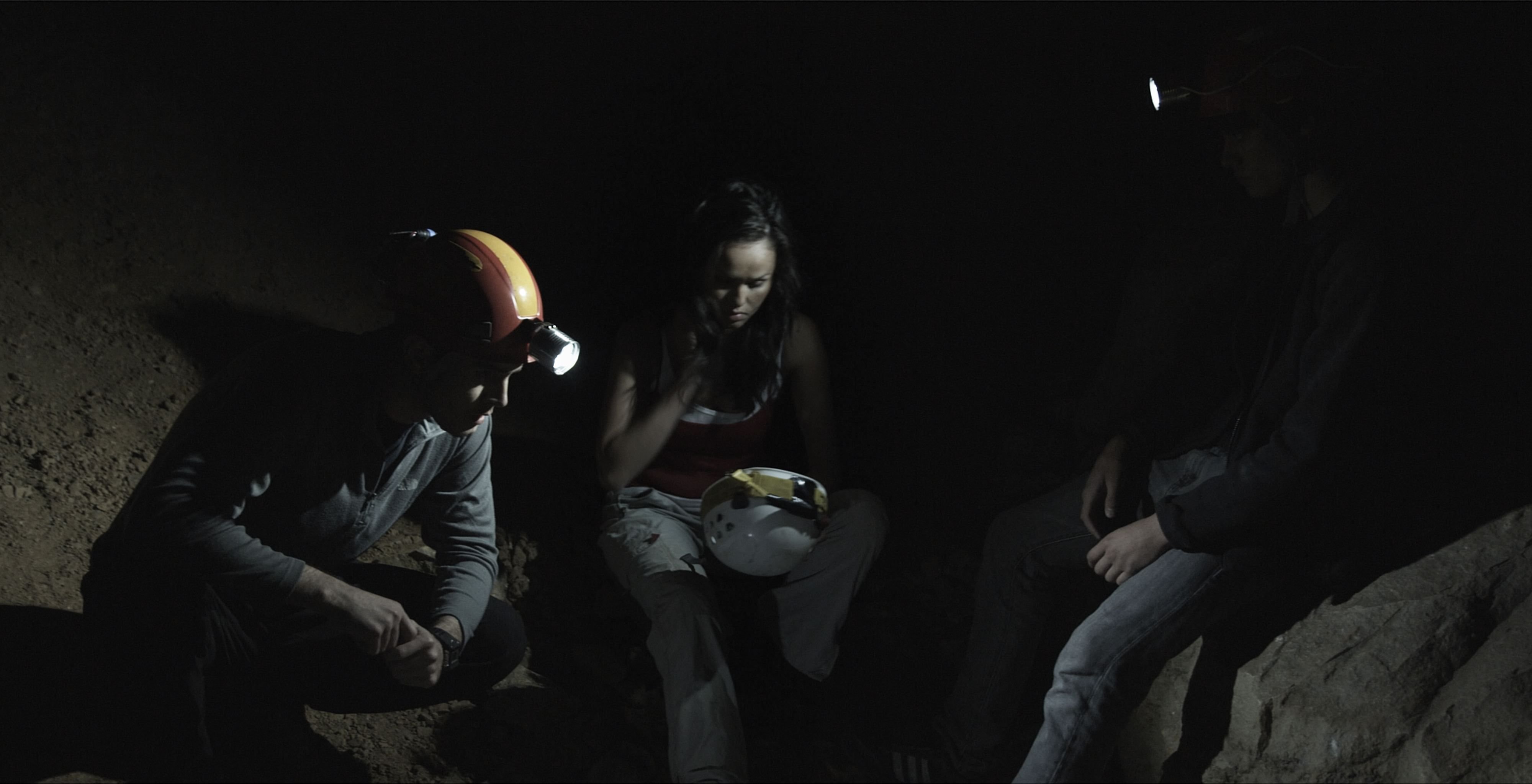 Still of Wolfgang J. Weber, Anna Enger, and Kiowa Gordon in Into the Darkness
