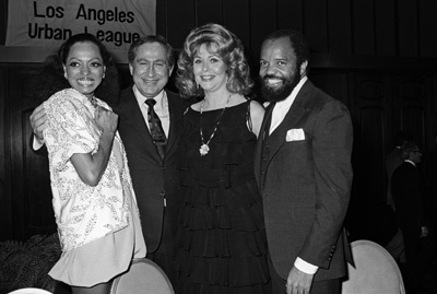 Diana Ross, Mike Roshkind (Vice Chairman Motown Records) and wife, Berry Gordy