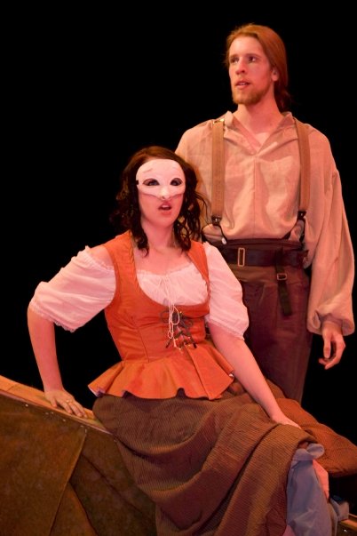 Corey Tomicic as Woyzeck in the Francophone Production of 