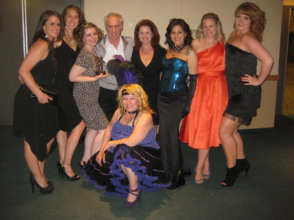 Mainstage 2012 Winners: Best Ensemble Cast for A Particular Class of Women with Jeff Hyslop (adjudicator) and CAST.
