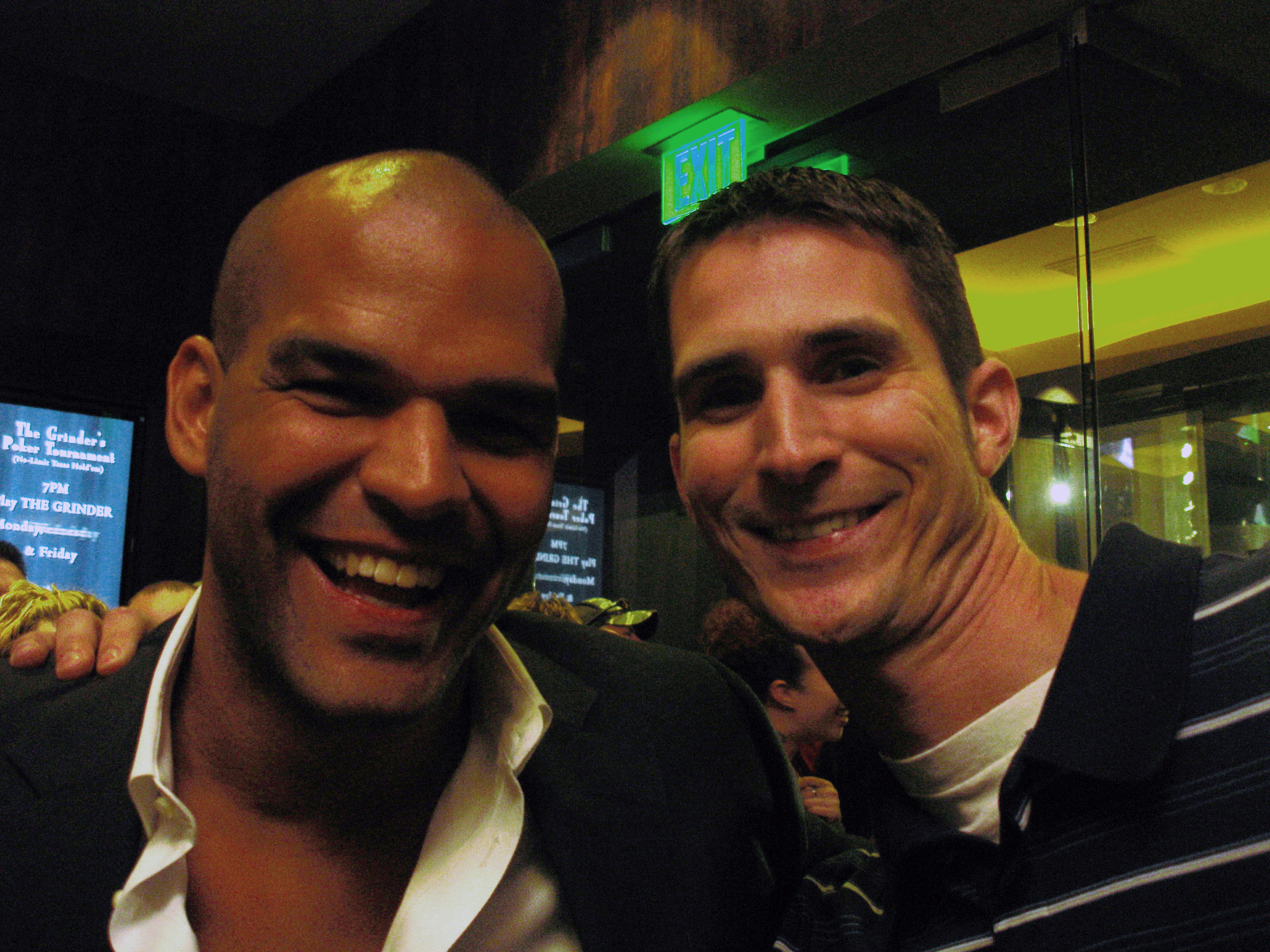 Ryan Hancock & Amaury Nolasco at the Grand Opening of the Planet Hollywood Hotel and Casino in Las Vegas