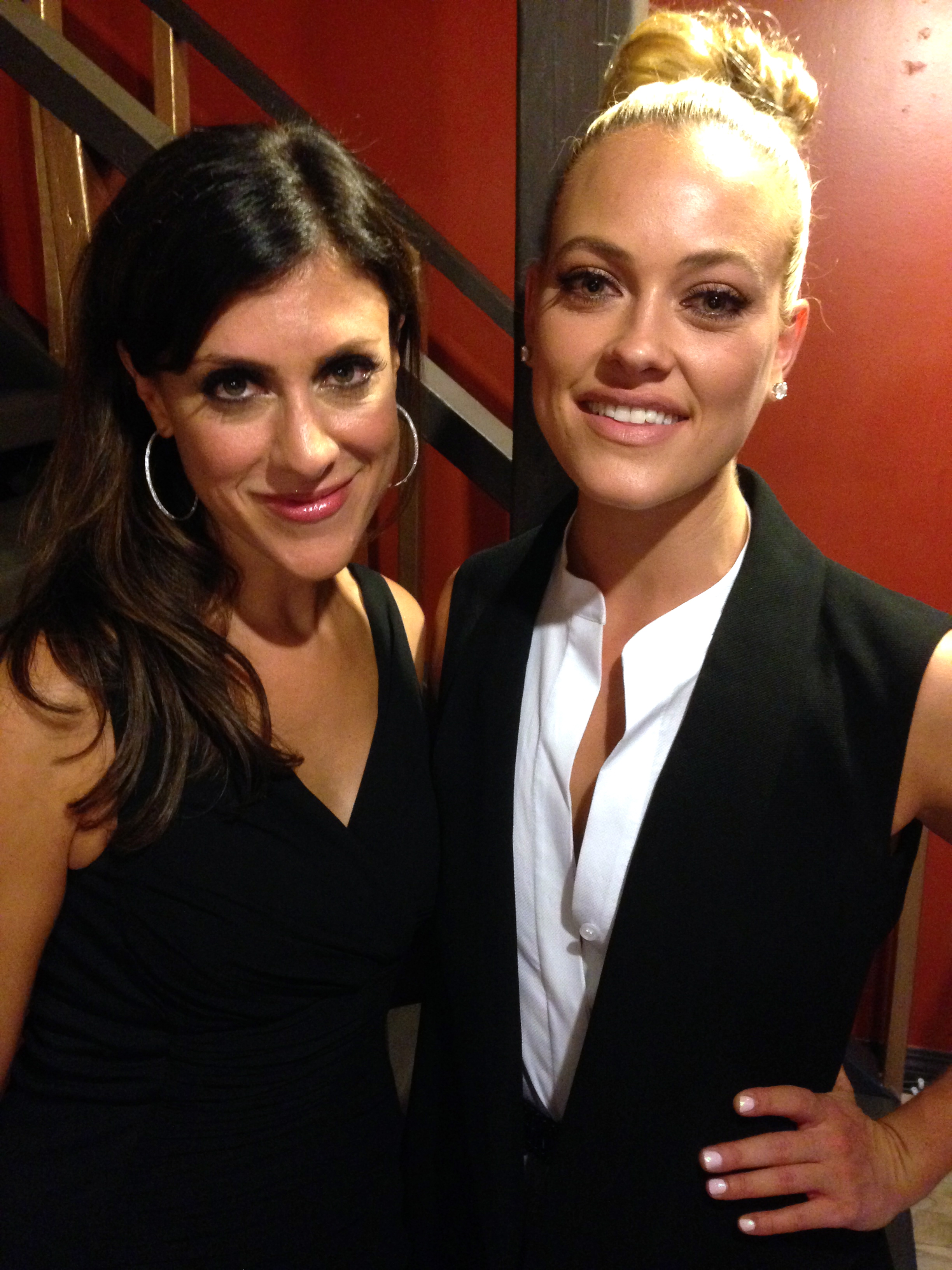 Dance With Me Grand Opening 2014. Angie DeGrazia with Peta Murgatroyd (Dancing with the Stars).