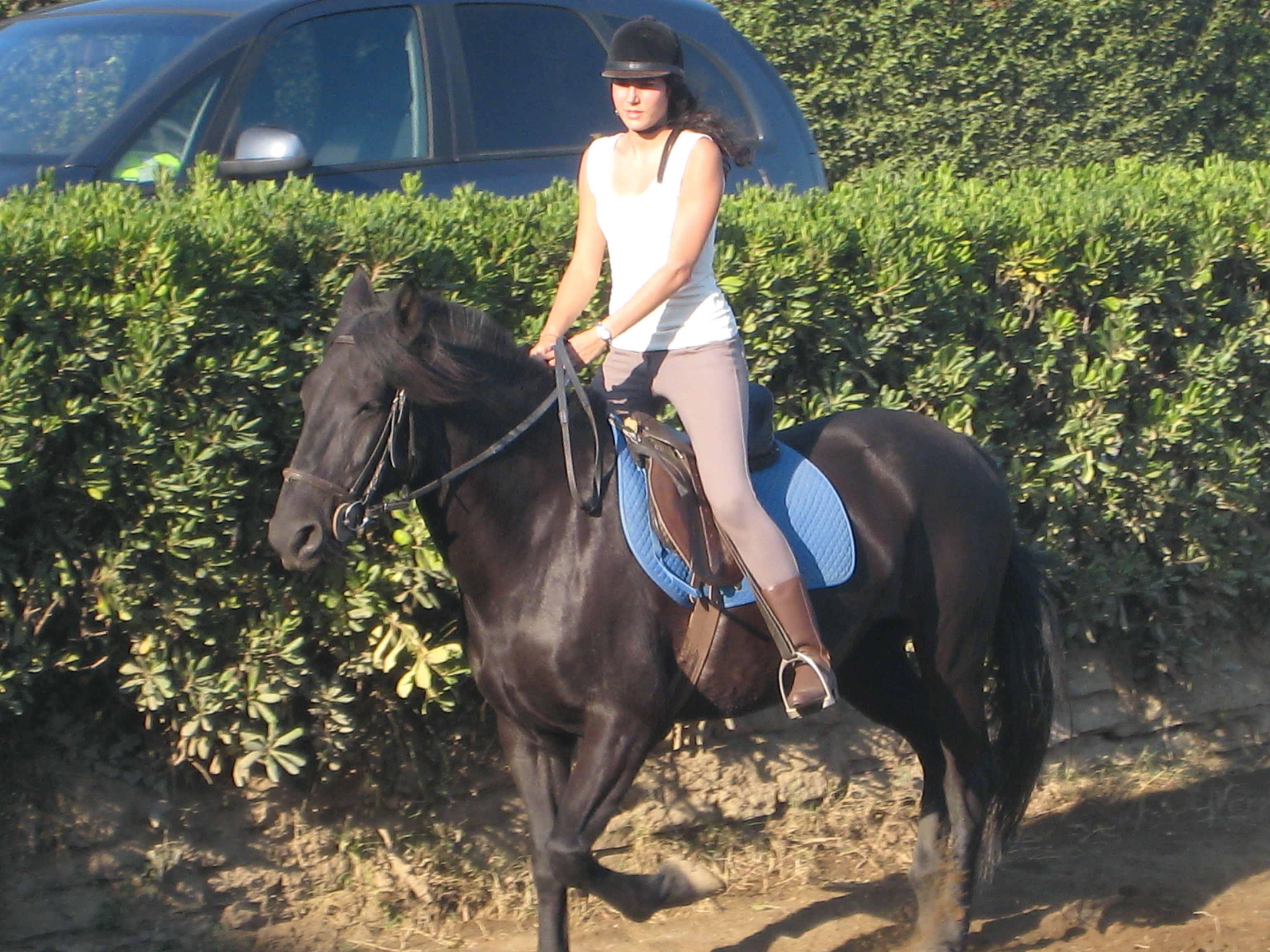 Natalia Alvarez horse riding