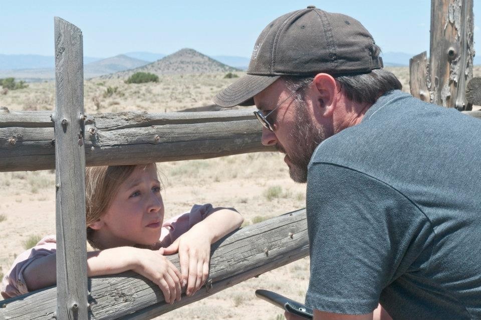 Jaden Roberts and Clayton Miller on the set of Redemption. Bonanza Creek Ranch, NM