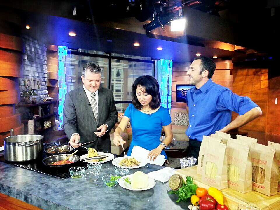 Live Cooking Demo on CTV Canada. Yes I cook too!