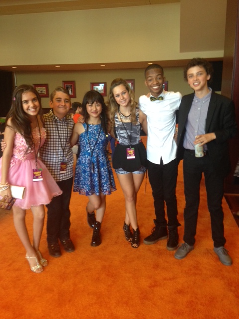 Kids Choice Awards with the Bella and the Bullfrogs cast