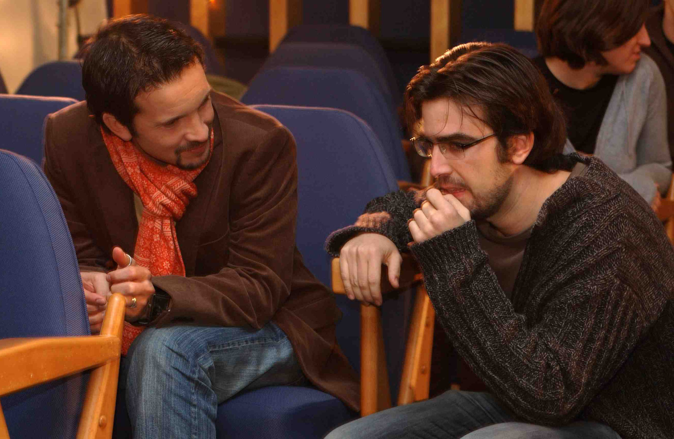 Javier Dampierre directing short film '7 Dias', with actor Pablo Centomo