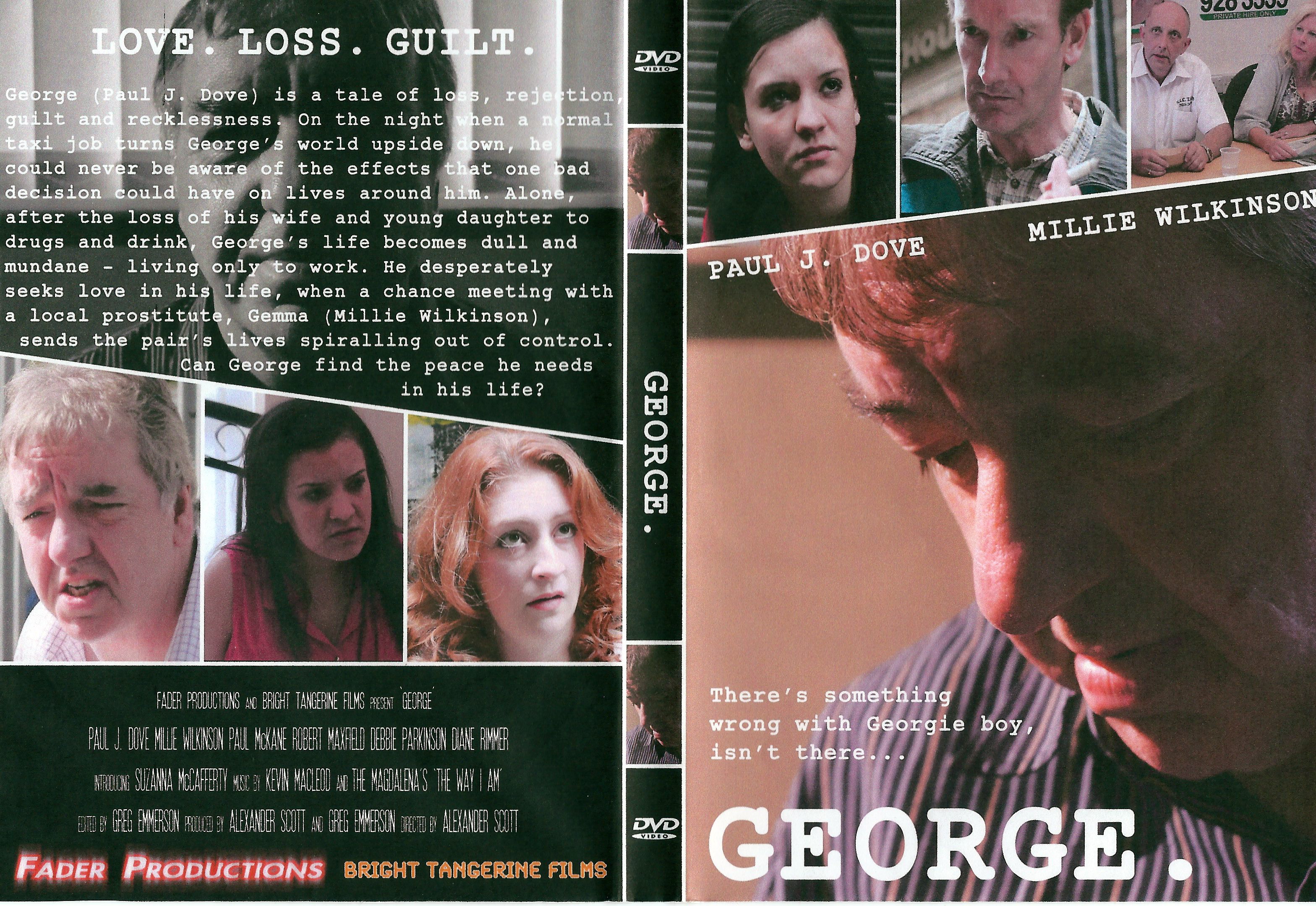 The DVD Cover for the TV Drama George Paul J. Dove plays George.