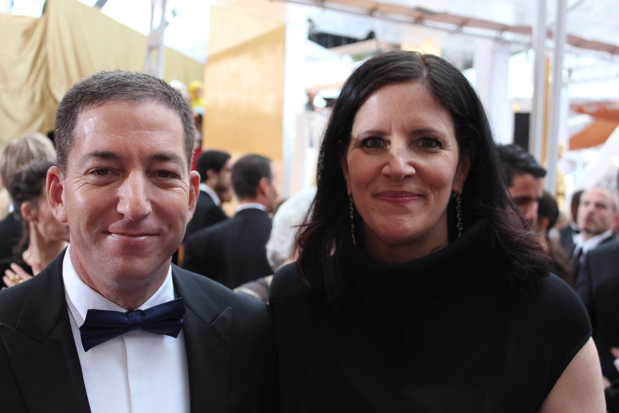Laura Poitras and Glenn Greenwald