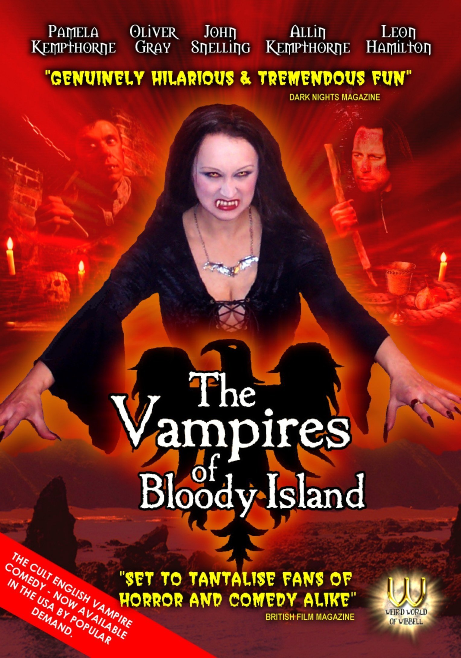 Allin Kempthorne, Leon Hamiliton, Pamela Kempthorne, John Snelling and Oliver Gray in The Vampires of Bloody Island (2009)