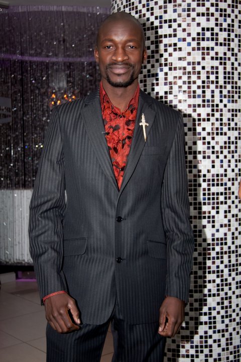 Eugene Khumbanyiwa at the Rosebank Hotel Crowne Plaza. District 9 premiere, August 2009.