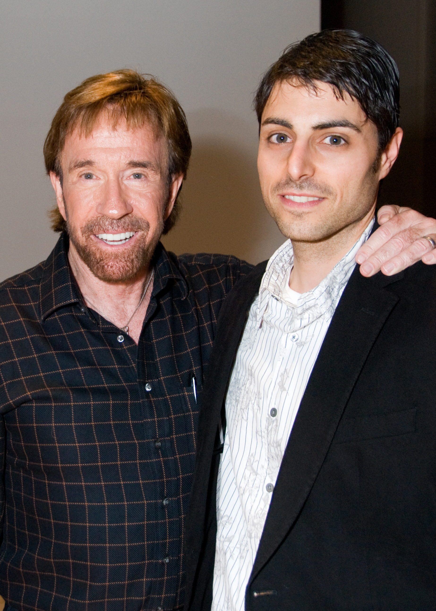 Chuck Norris and Paul Shaia