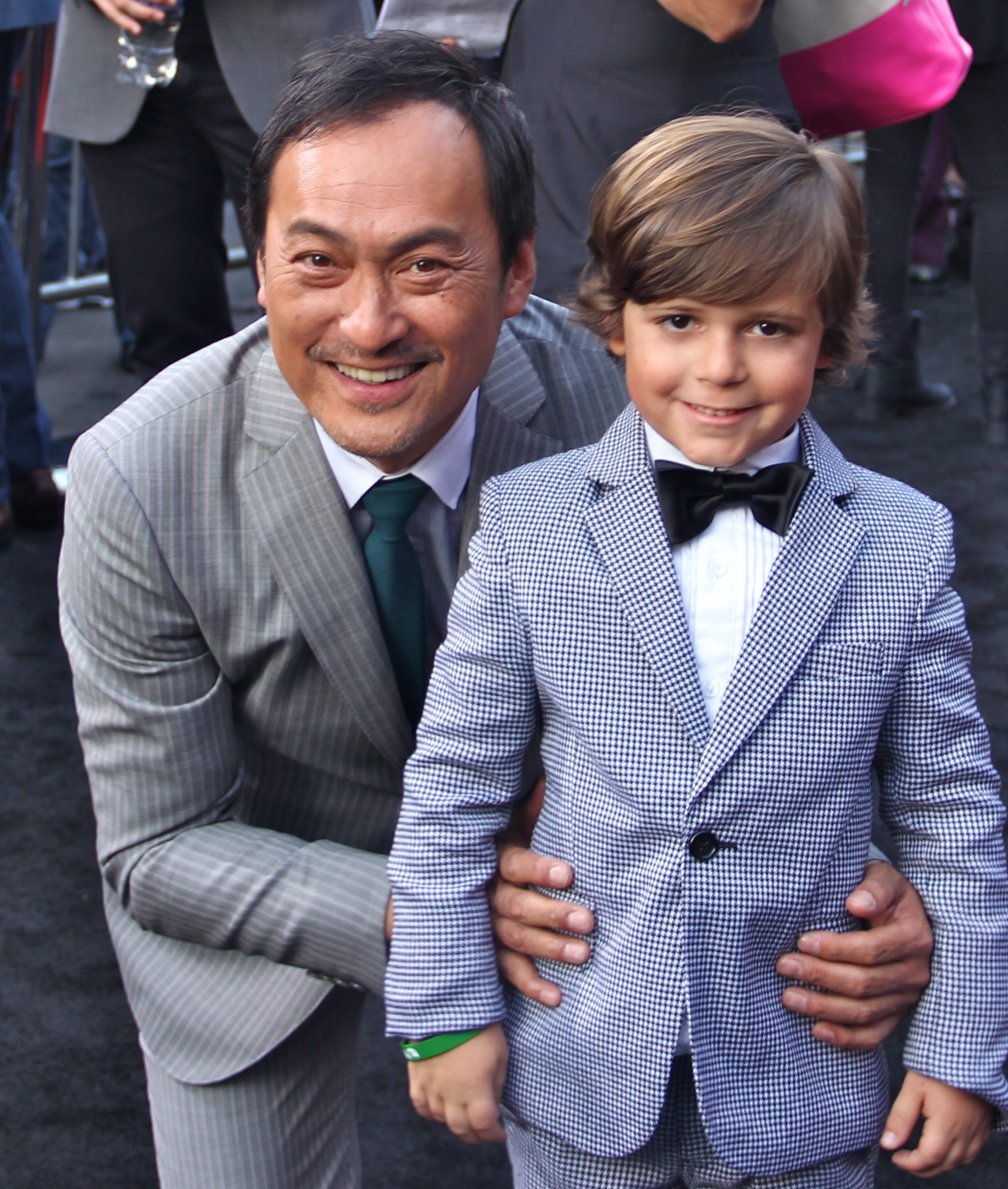 Ken Watanabe and Carson Bolde, Godzilla Premiere