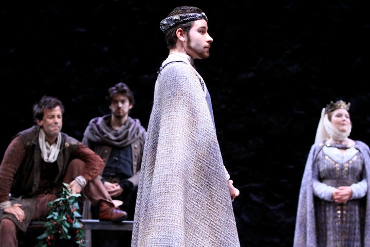 Colby Chambers, Devin Norik, Sean Hudock, Lisa Harrow in 'The Lion In Winter' at The Shakespeare Theatre of New Jersey (2010)