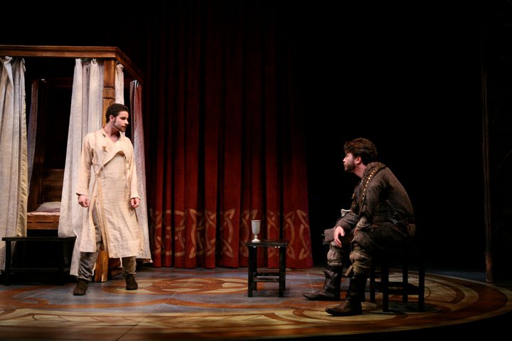 Sean Hudock and Tom Pelphrey in 'The Lion In Winter' at The Shakespeare Theatre of New Jersey