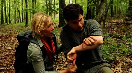 Kelli Giddish and Sean Hudock in 'Powerless' (2011)