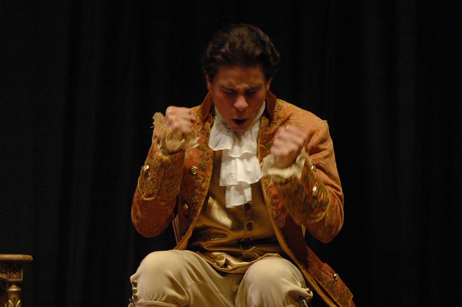 Sean Hudock in 'Amadeus,' Modlin Center for the Arts, VA (2006)