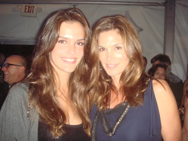 Camila Alves and Cindy Crawford at U2 concert. October 2009.