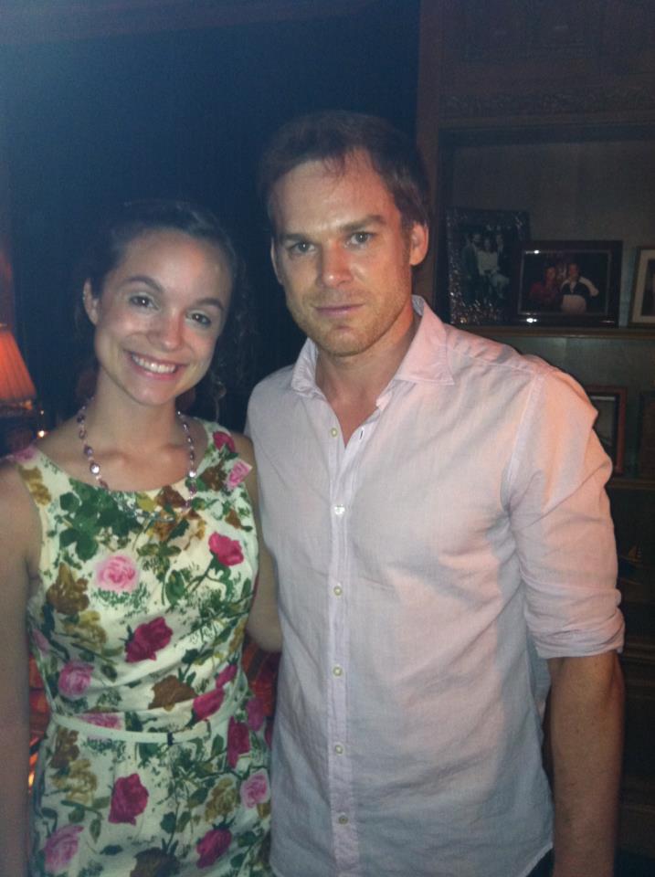 Actors Melanie Booth and Michael C. Hall
