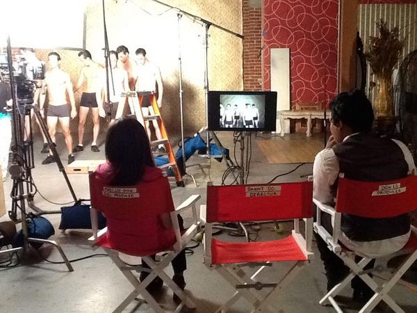 Kailin Gow as Exec Producer, Assistant Director of Simply Irresistible Spoof with AJ Rafael