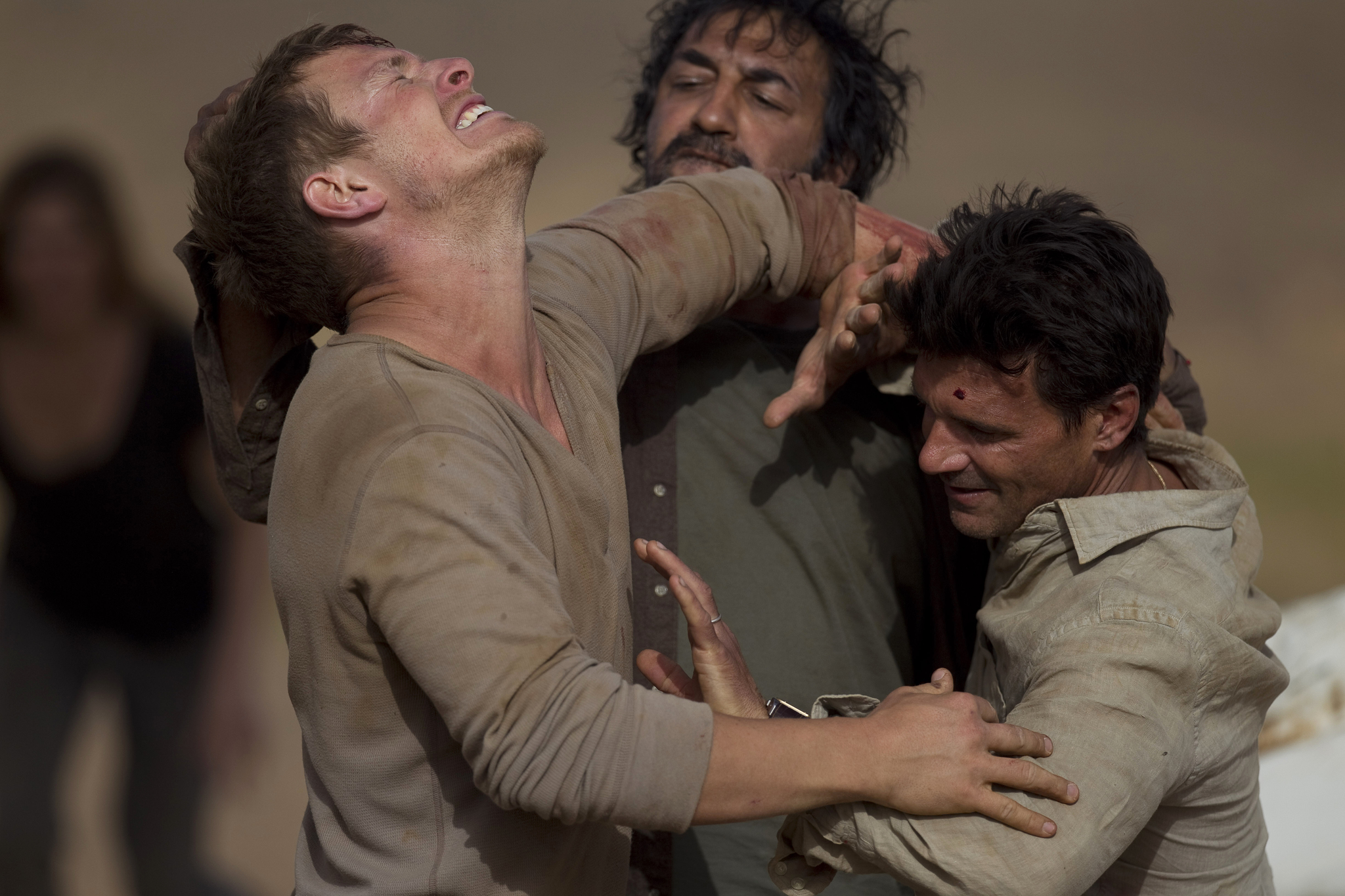 Still of Frank Grillo and Charlie Bewley in Intersections (2013)
