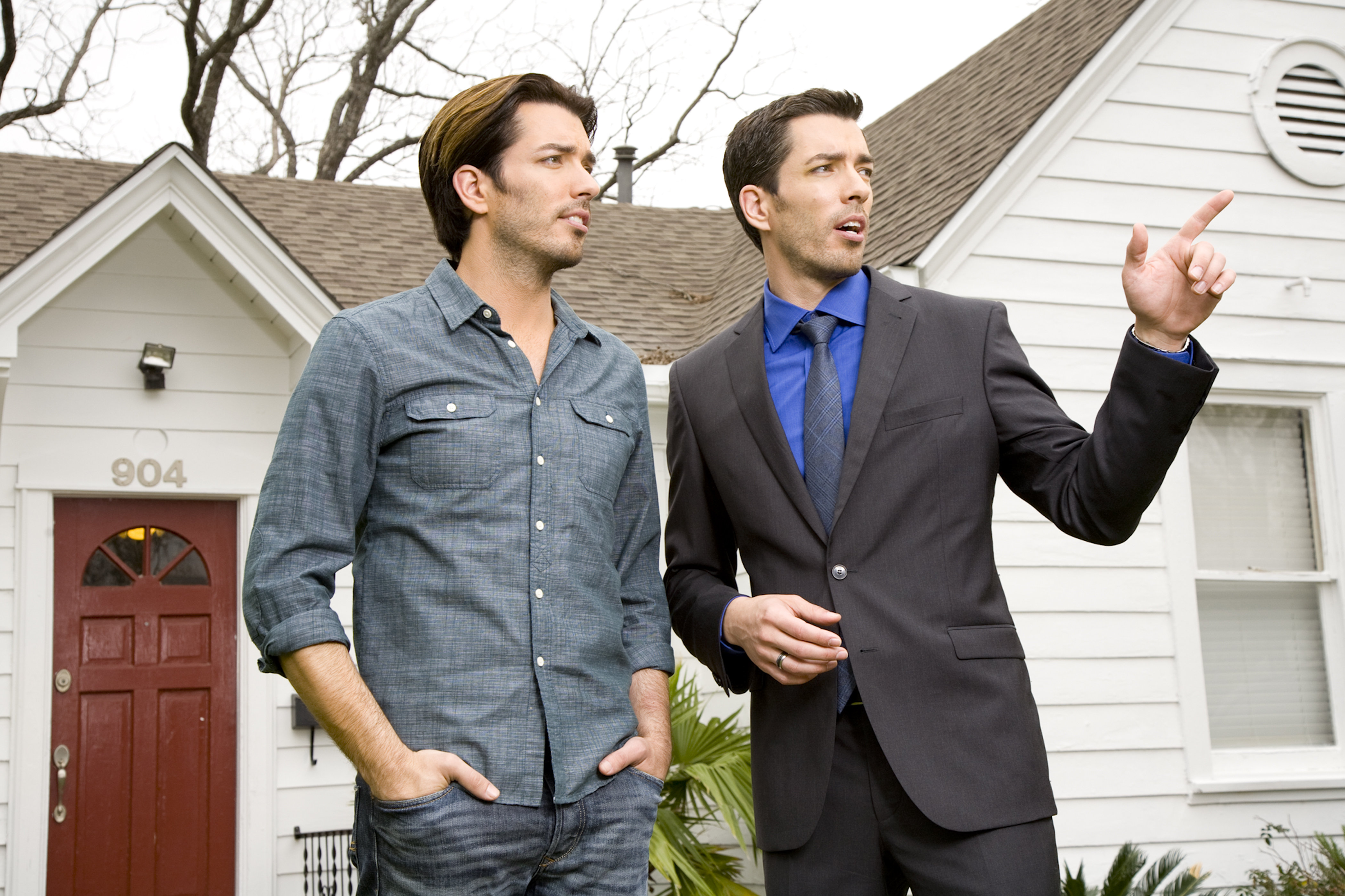 Drew Scott and Jonathan Silver Scott in Property Brothers: Dan & Brittany (2012)
