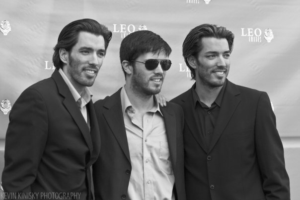 Jonathan Silver Scott, Drew Scott and JD Scott at the 2009 Leo Film & Television Awards.