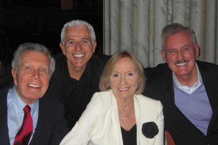 (L to R) Jeffrey Hayden, Michael Anastasio, Eva Marie Saint and Richard Weigle at a screening at the Turner Classic Film Festival in Philadelphia, PA, 2012.