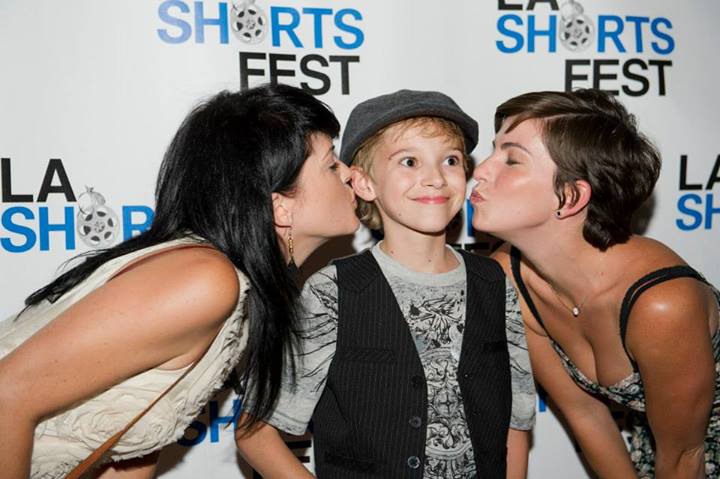 Red Carpet with Suziey Block and Gilli Messer at L.A. Shorts Fest.