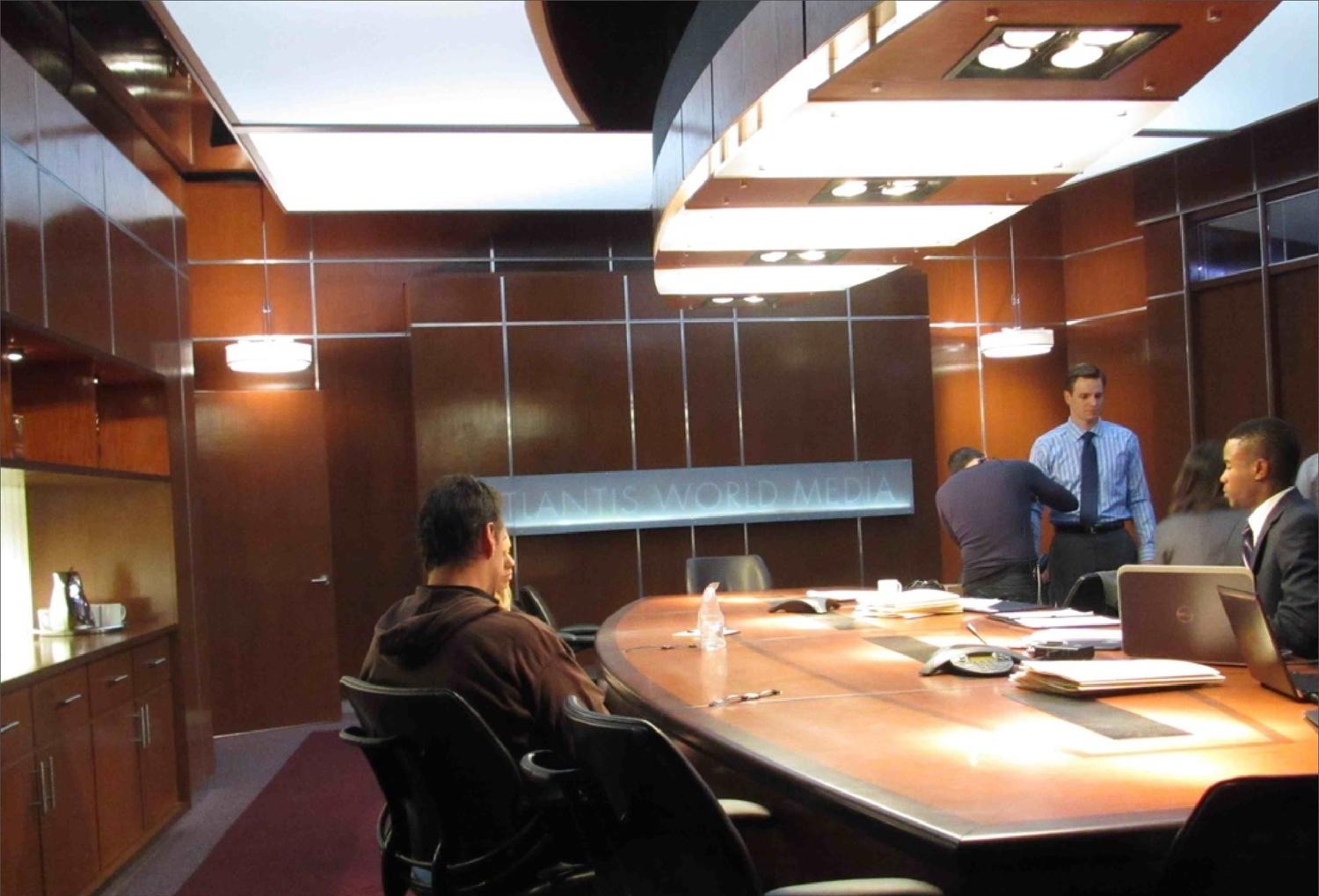 The Newsroom Deposition Conference Room set