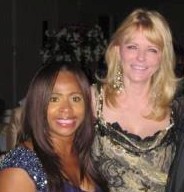 Jacqueline Covington and Cherly Tiegs at Gulf Coast Film Festival