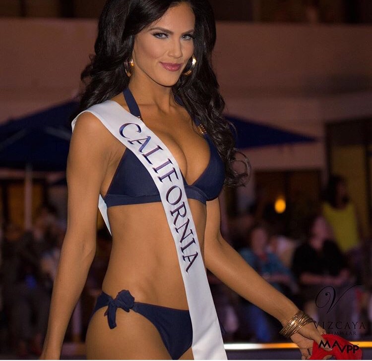 Competing at Miss United States in Vicay Swimwear