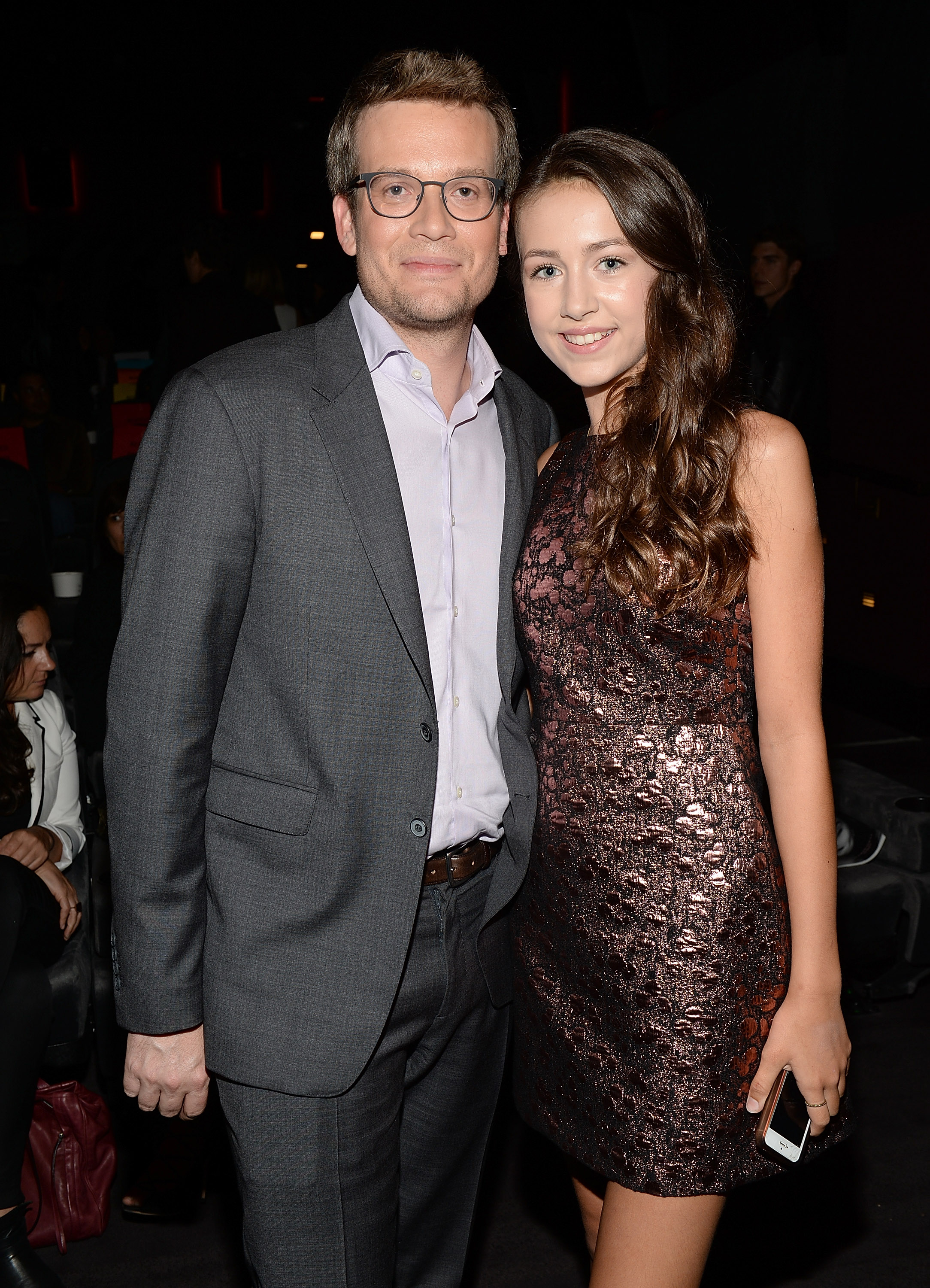 Author, John Green & Emma Fuhrmann at an event for Paper Towns