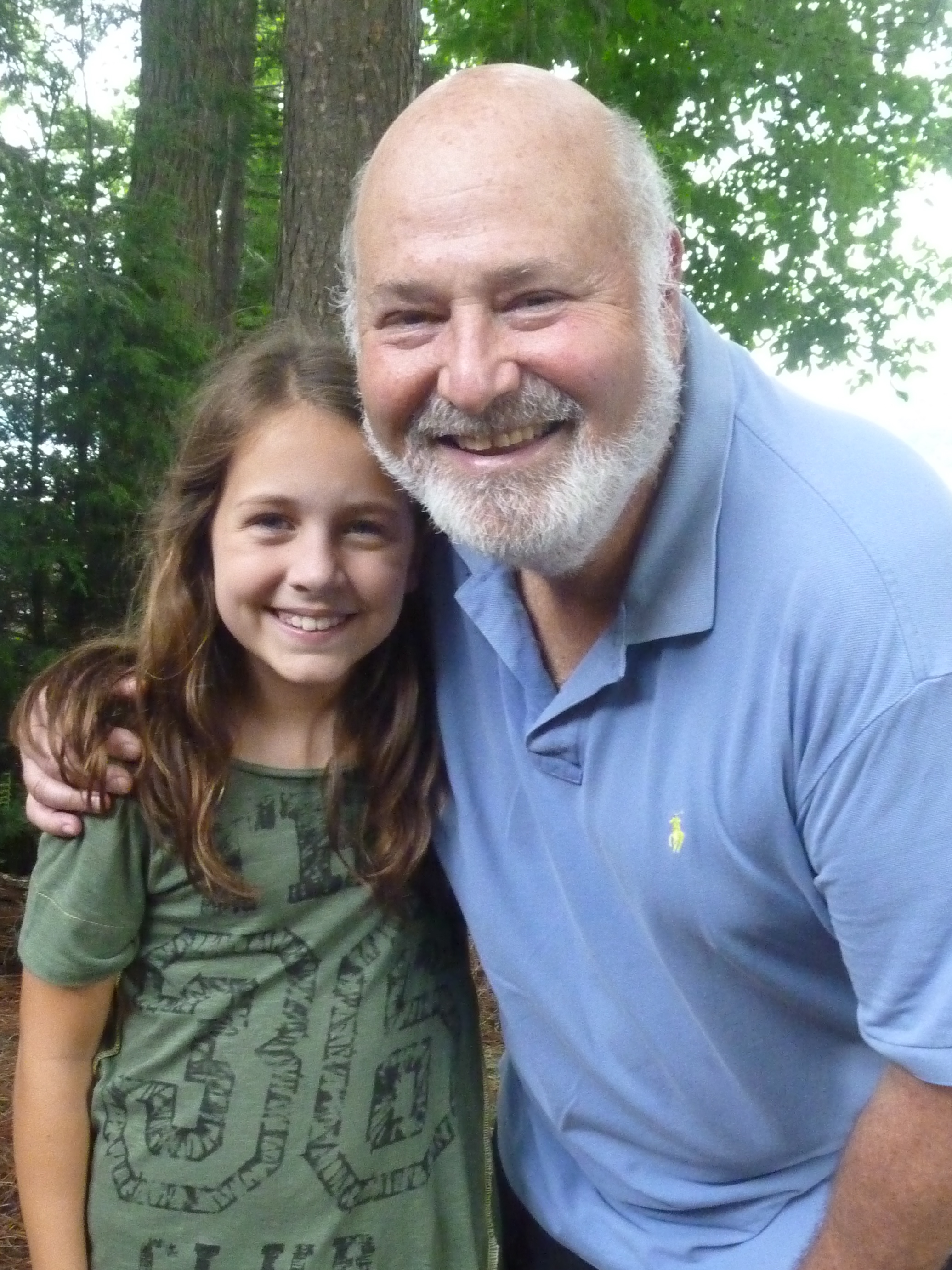 Director, Rob Reiner, and Emma Fuhrmann on the set of THE MAGIC OF BELLE ISLE