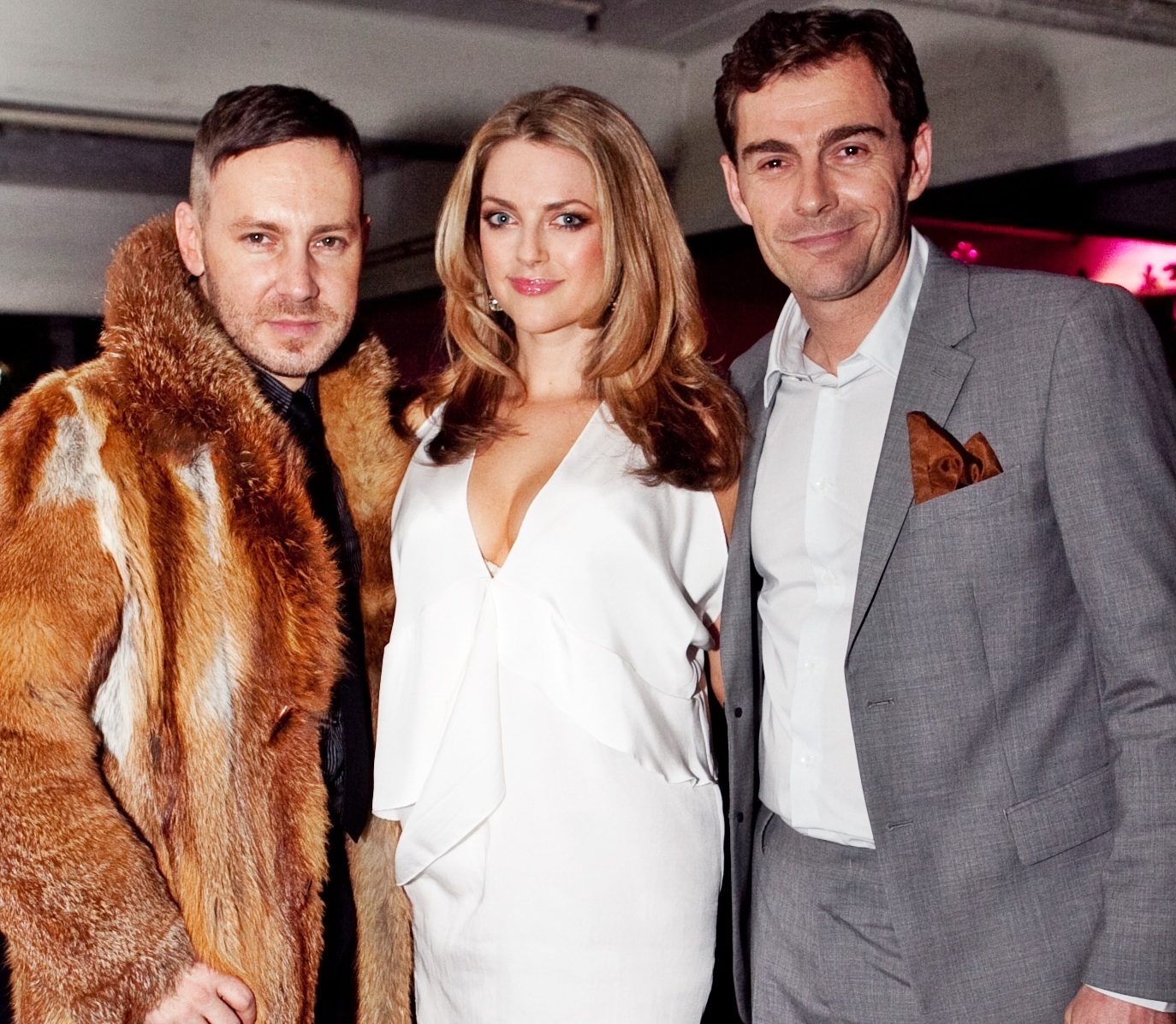Philip Boon, Virginia Bowers and Dennis Kreusler at Melbourne Spring Fashion Week Launch