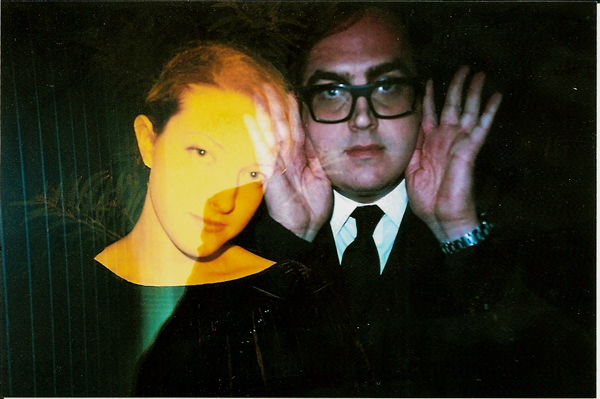 Model, Actress, Painter Laura Sutro double exposed with Director Brian Lee Hughes.