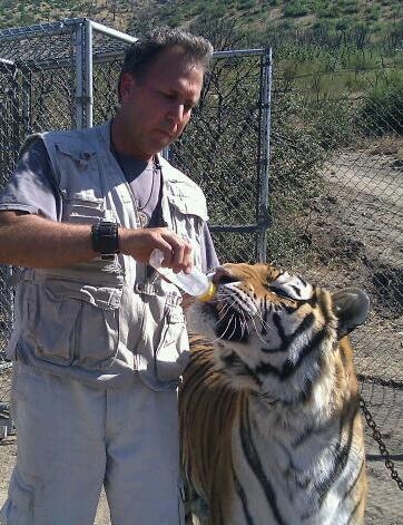 Andre Alexsen,Director/Host/Wild animal handler trainer on set of one of my new TV shows