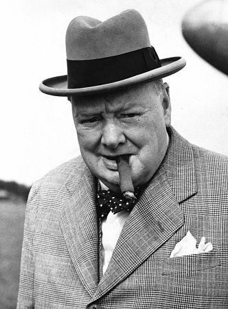 Winston Churchill in London Sept 1949