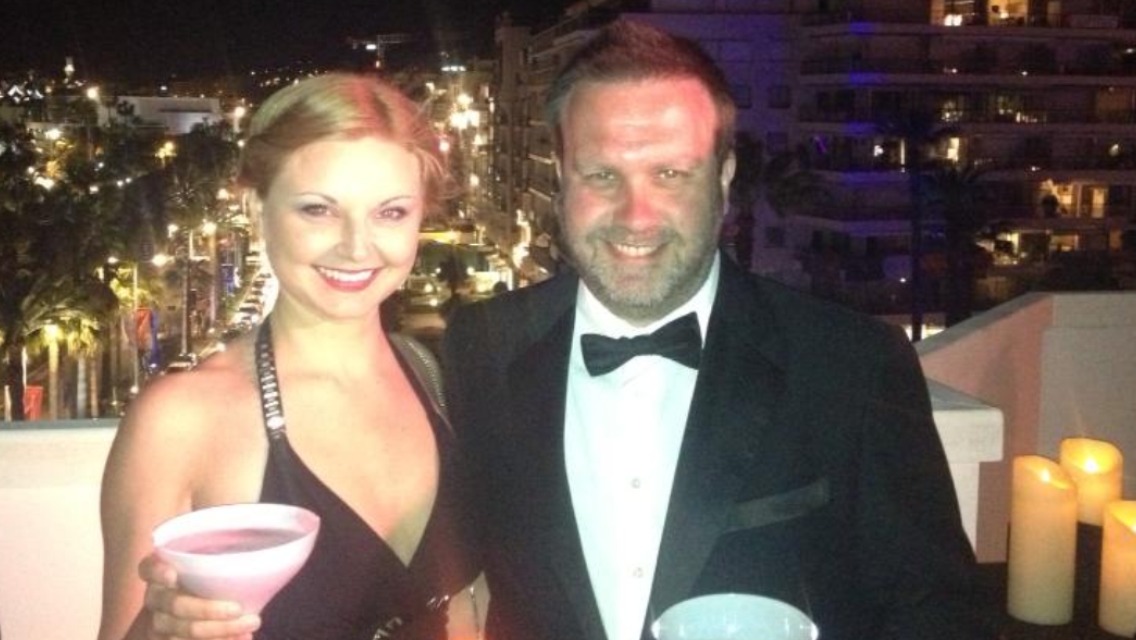 Jason Rogan and Nadzeya Huselnikava - Cannes 2013