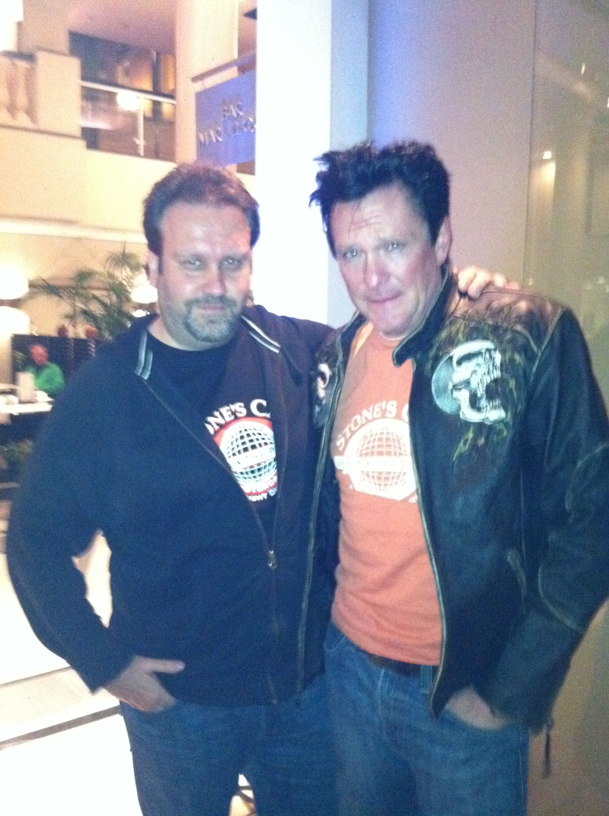 Jason Rogan and Michael Madsen at the 