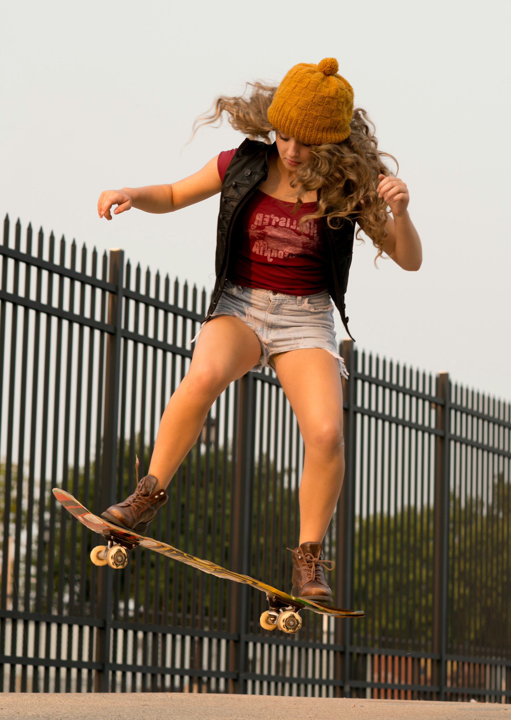 Cameron MacKenzie Skateboarding in Fargo in 2013.