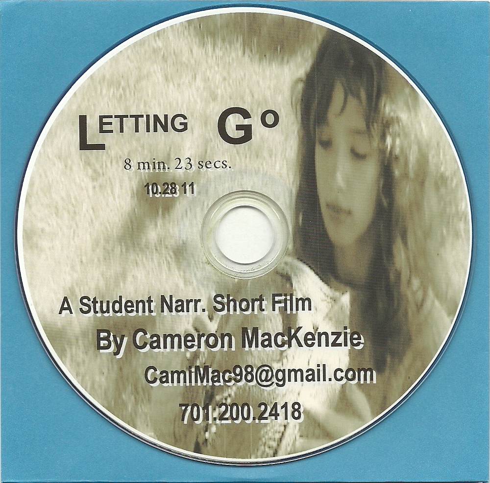 DVD of Cameron's Short Film, 