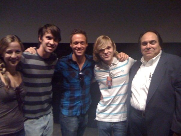 Michael with the cast of Sage, during our first screening at NBC Universal.