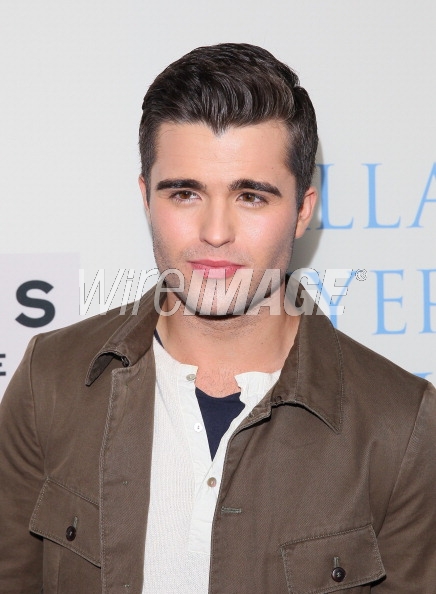 Spencer Boldman arrives at the Los Angeles premiere of 'Dallas Buyers Club'