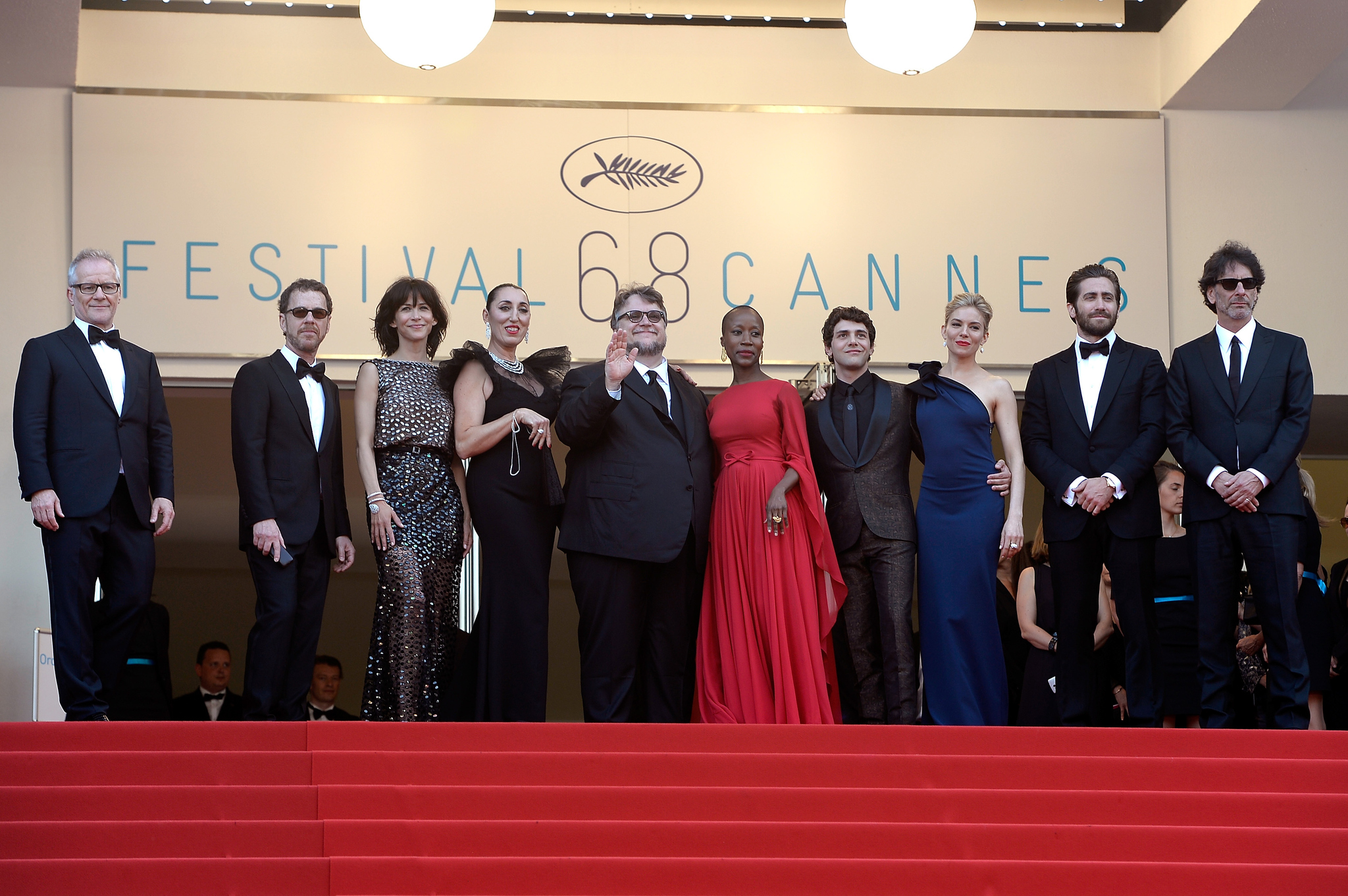 Sophie Marceau, Ethan Coen, Joel Coen, Xavier Dolan, Jake Gyllenhaal, Rossy de Palma, Guillermo del Toro and Sienna Miller