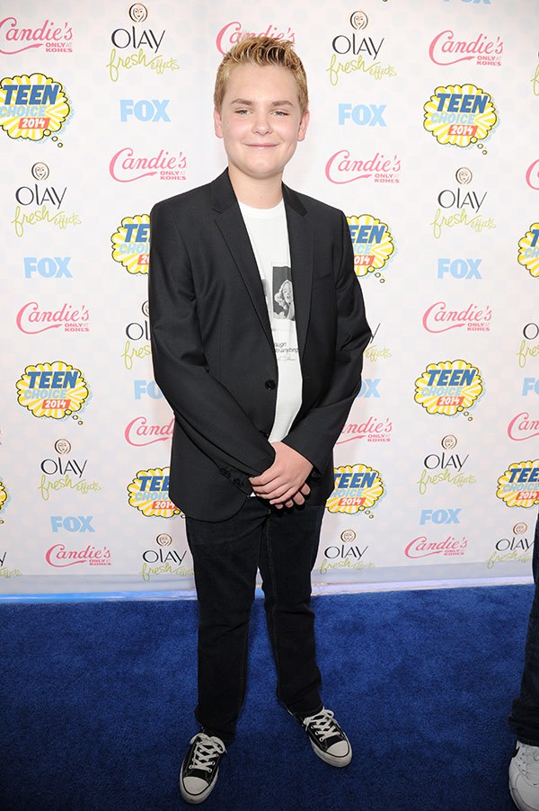 Reese Hartwig at the 2014 Teen Choice Awards. Earth To Echo was nominated for Best Summer Film.
