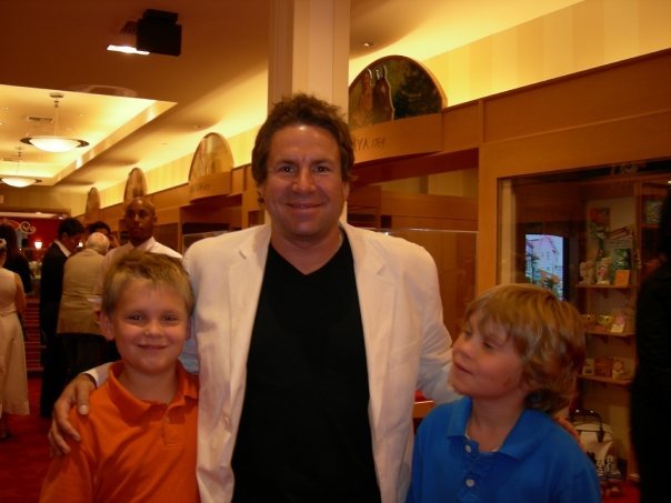 Hartwig Bros. with Stuttering John at the American Girl Movie Premiere.