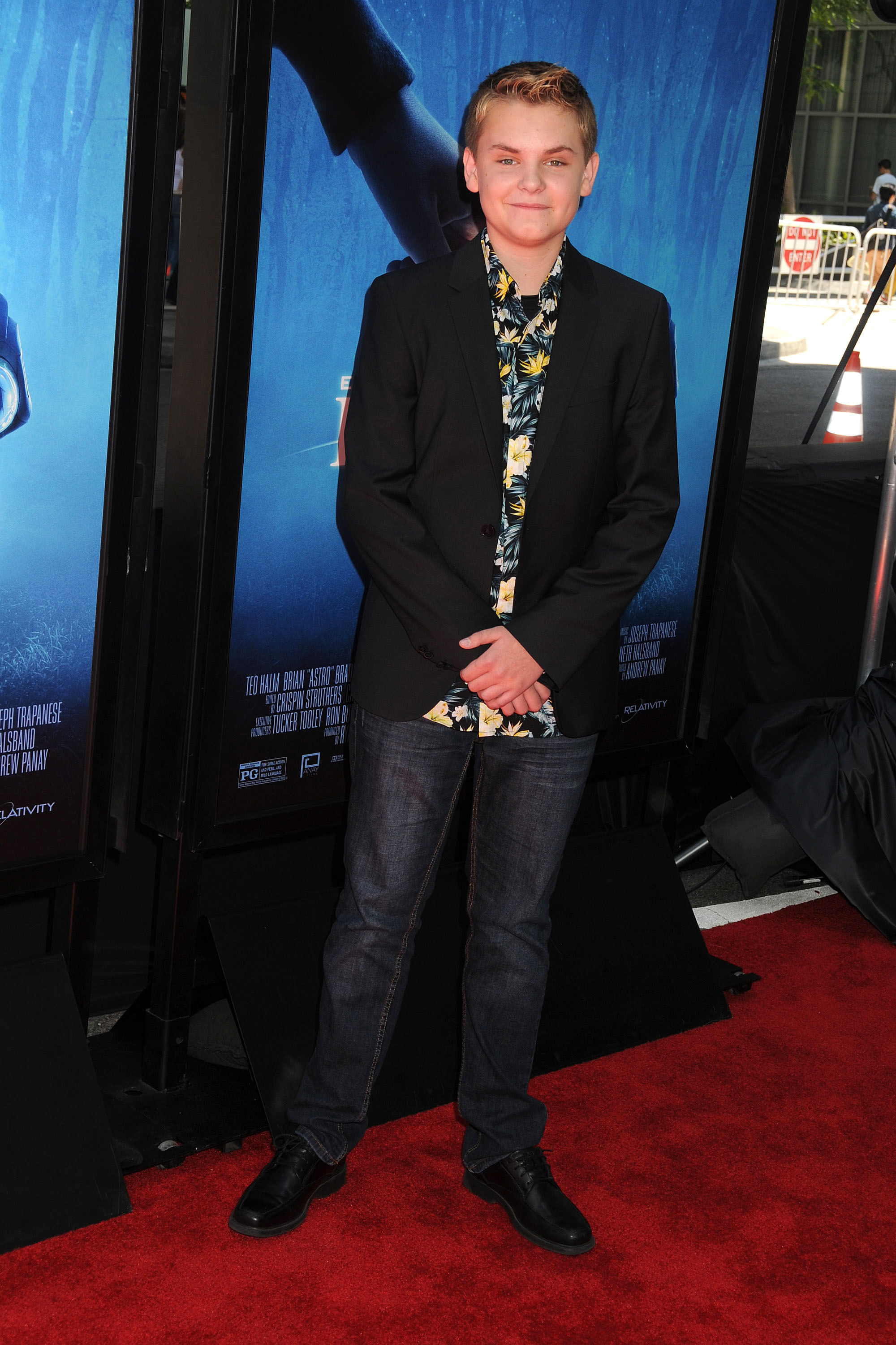 Reese Hartwig at the World Premiere of Earth To Echo at LA Live Regal Theaters on June 14, 2014.