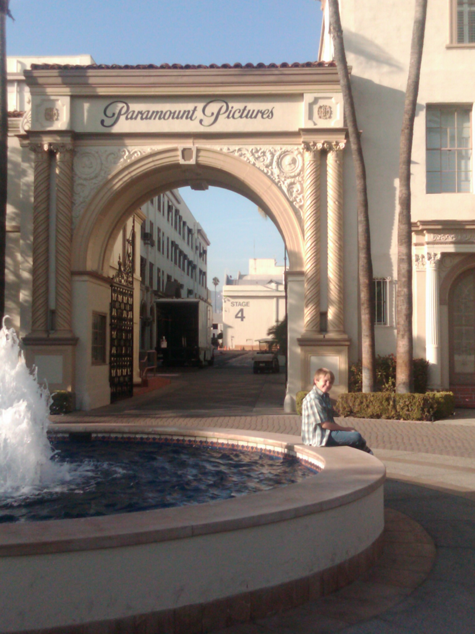 Reese Hartwig at Paramount Studio for NCIS !