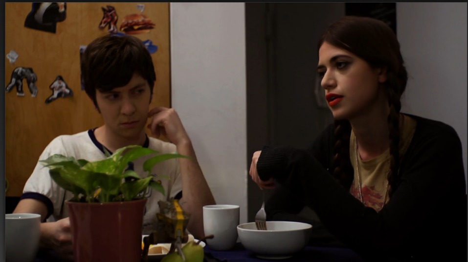 Photo Still with Seth Kirschner and Lillian Rodriguez from Hannah Has a Ho Phase.